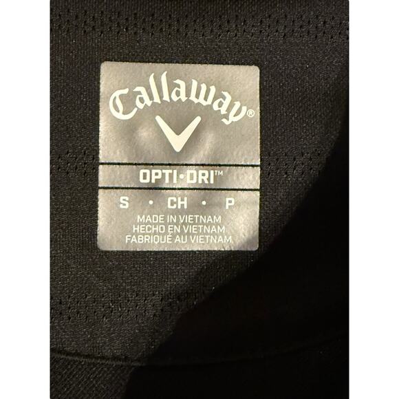 Callaway Black Golf Polo Size Small - Picture 6 of 8